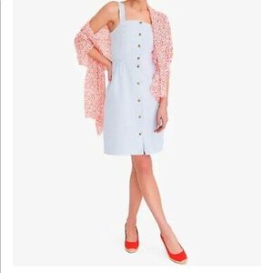 J. Crew Seersucker Apron Dress